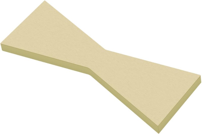Create idea Solid Brass Bow Tie 70mmx26mmx4mm Slot Cutting Wood Bow Tie Professional Butterfly Inlay Bowtie Inlay Butterfly Inlay,for Bowtie Inlay Wood Working - Image 1